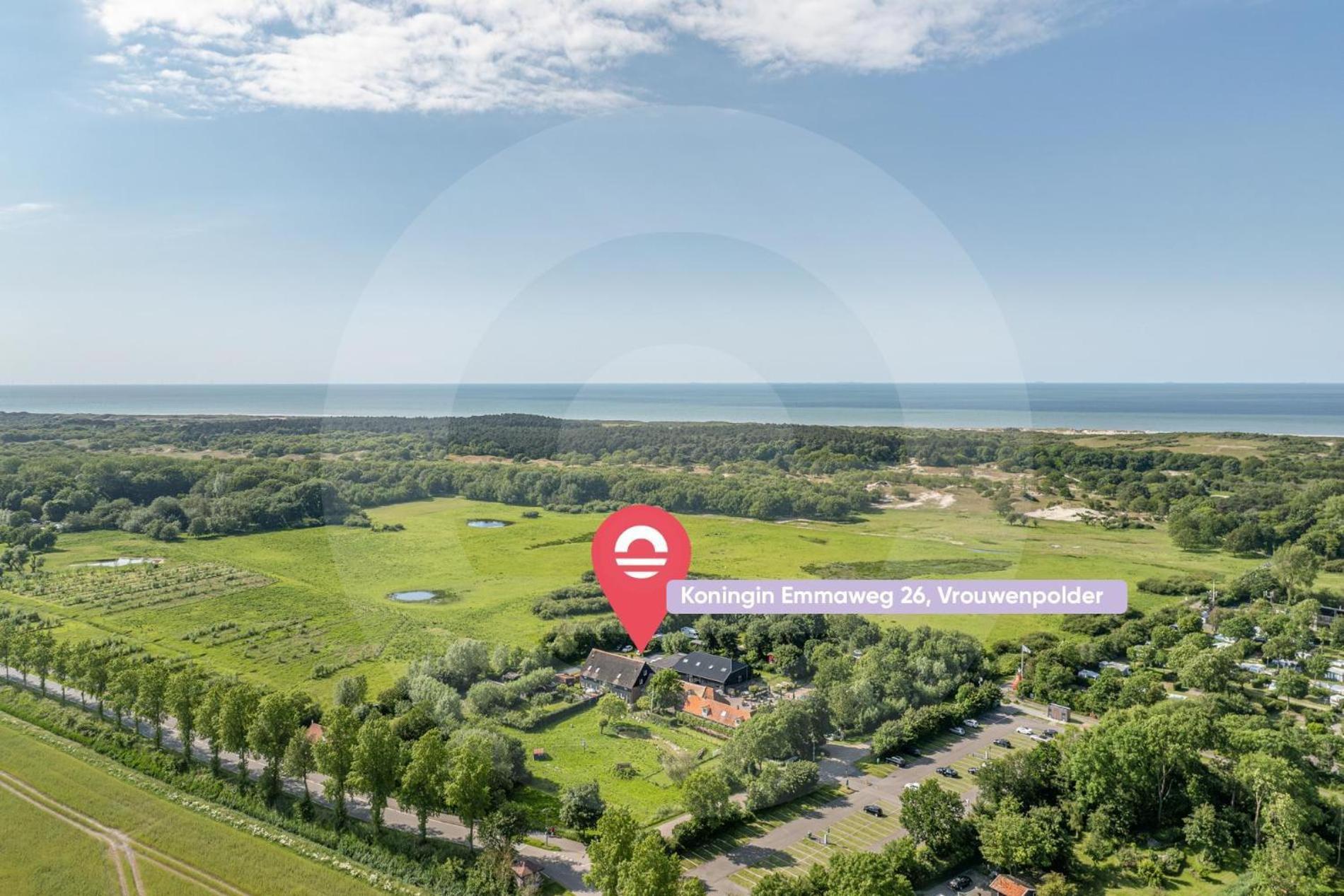 Vakantiewoning - Kon. Emmaweg 26 | Vrouwenpolder 'Uitspanning Oranjezon' Екстер'єр фото
